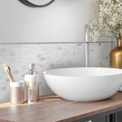 Bordure De Finition Smart Edge Brillo De Smart Tiles, Gris, 1/4 Po X 18 Po, Résine Lustrée, 4 Pièces -Plancher De Vinyle Soldes 00465140d L