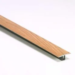 Bordure De Joint Pour Plancher Stratifié Shur-Trim, Chêne, Fini En Oxyde D'aluminium, Pour Plancher Flottant
