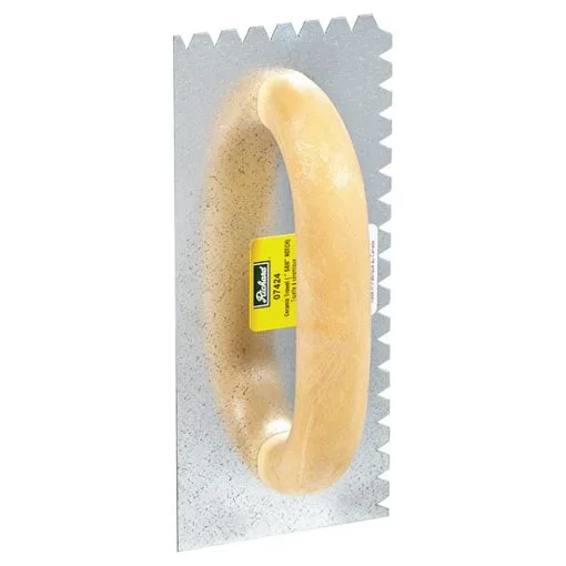 Truelle Dentelée Richard, Denture Triangulaire, Lame D'acier, Poignée En Plastique, 9 Po L. X 4 Po L. 8 Truelle Dentelée Richard, Denture Triangulaire, Lame D'acier, Poignée En Plastique, 9 Po L. X 4 Po L. -Plancher De Vinyle Soldes 02715469 L