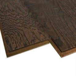 Plancher En Bois D'ingénierie Manhattan Monarch, 5 Po X 48 Po X 12 Mm, Chêne Brun Café