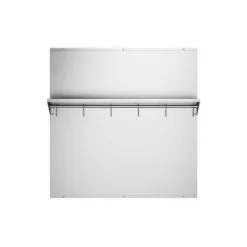 Dosseret Avec Tablette Ancona, 30", Inox