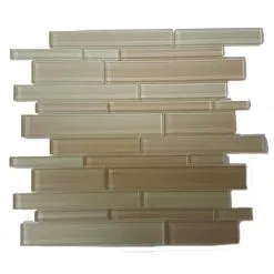 MONO SERRA GROUP Mosaïque De Verre Skyline Beige, 12" X 12", 5 Pi2/Boîte
