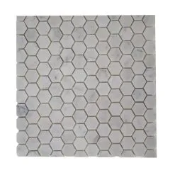 MONO SERRA GROUP Tuile Marbre Mono Serra 12 Po X 12 Po Hexagon Mosaique 10 Pi2 / Boite (10mcx / Boite)