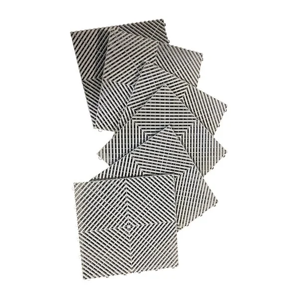 Tuile De Plancher Pour Garage CarTrax Rib Par Swisstrax, 15,75 Po X 15,75 Po, Perle Argentée, 6 Pièces 5 Tuile De Plancher Pour Garage CarTrax Rib Par Swisstrax, 15,75 Po X 15,75 Po, Perle Argentée, 6 Pièces – Image 5