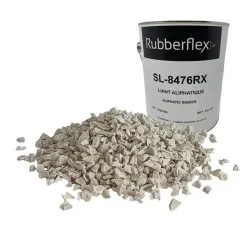 Ensemble De Granules De Caoutchouc Et De Liant Aliphatique De Rubberflex, 40 Pi2, Coquille D'œuf
