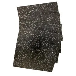 Tuile RubberBox Fitness, 19,75 Po X 19,75 Po/chaque - 10.8 Pi² Total, Noir/Gris. - 4