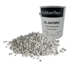 Ensemble De Granules De Caoutchouc Et De Liant Aliphatique De Rubberflex, 40 Pi2, Perle
