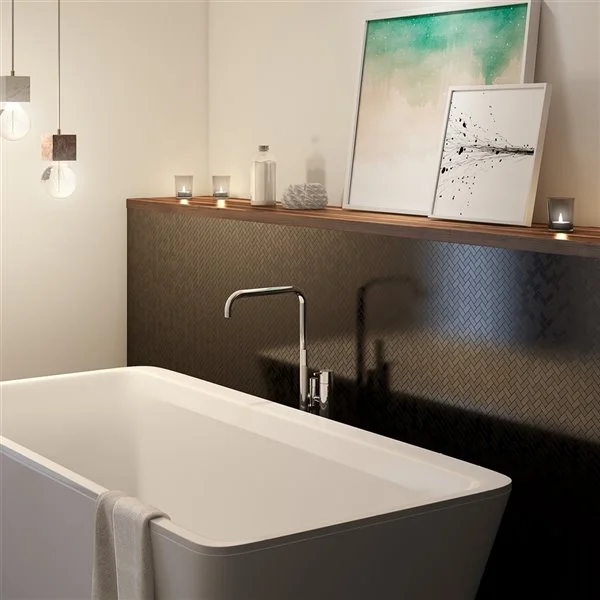 Échantillon De Tuile Murale 4 Po X 4 Po Aluminium Noir Chevron 3X Faster De SpeedTiles 2 Échantillon De Tuile Murale 4 Po X 4 Po Aluminium Noir Chevron 3X Faster De SpeedTiles – Image 2