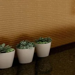 Échantillon De Tuile Murale 4 Po X 4 Po Aluminium Cuivre Foncé Linéaire 3X Faster De SpeedTiles -Plancher De Vinyle Soldes 330782382 AlternateImage2 l