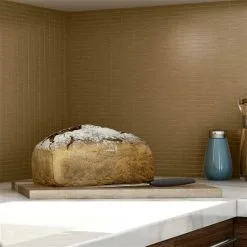 Échantillon De Tuile Murale 4 Po X 4 Po Aluminium Cuivre Pâle Linéaire 3X Faster Par SpeedTiles -Plancher De Vinyle Soldes 330782412 AlternateImage2 l