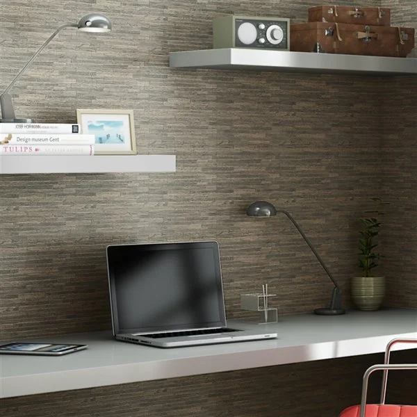 Échantillon De Tuile Autocollante Sam-Woodly 3x Plus Rapide De 4 po X 4 po En Aluminium Par Speedtiles, Brun 2 Échantillon De Tuile Autocollante Sam-Woodly 3x Plus Rapide De 4 po X 4 po En Aluminium Par Speedtiles, Brun – Image 2