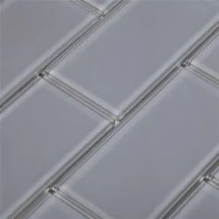 Échantillon De Tuile Autocollante Brunello 2x Plus Rapide De 4 po X 4 po En Verre Par Speedtiles, Gris -Plancher De Vinyle Soldes 330820254 AlternateImage2 l