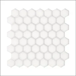 Tuile Murale En Verre Lustré Sea Breeze De Speedtiles, 12 Po X 12 Po, Blanc, Paquet De 6