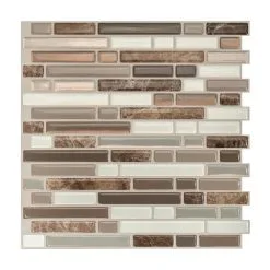 Smart Tiles Bellagio Santi 10.06po X 10po Pqt-4 Tuiles Autocollantes 3D