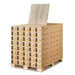 Villa Barcelona Revêtement De Sol En Bois Franc Blanco En érable Brossé Par Villa Barcelone, 6 1/2 Po X 3/8, Vendu Par Palette