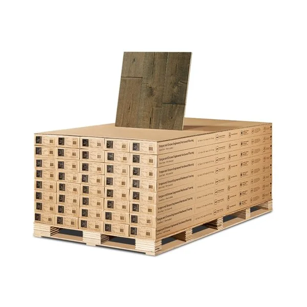 Revêtement De Sol En Bois D'ingénierie Verneda En érable Brossé Par Villa Barcelona, 7 1/2 Po X 1/2 Po, Vendu Par Palette 1 Revêtement De Sol En Bois D'ingénierie Verneda En érable Brossé Par Villa Barcelona, 7 1/2 Po X 1/2 Po, Vendu Par Palette