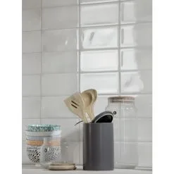 Carreau De Céramique Be In D'Iris Ceramica, 4 Po X 8 Po, Blanc -Plancher De Vinyle Soldes 57975008c L