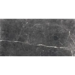 ALLEN + ROTH Carreau De Porcelaine American Villa, 6 Po X 12 Po, Marbre Veiné Noir