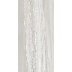 AMERICAN VILLA Carreau De Porcelaine Vague Perlée Style Selections, 12 Po X 24 Po, Argent