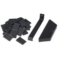 Ensemble D'installation Pour Plancher Flottant En Stratifié Ou En Vinyle De Quickstyle, Noir, 30 Cales D'espacement