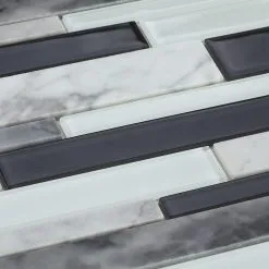 Carreaux Auto-adhésifs En Marbre Et En Verre Speedtiles Ice 11,97 Po X 10,55 Po Gris Et Blanc Boîte De 6 6 Carreaux Auto-adhésifs En Marbre Et En Verre Speedtiles Ice 11,97 Po X 10,55 Po Gris Et Blanc Boîte De 6 -Plancher De Vinyle Soldes 69645067c L