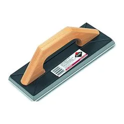 Truelle à Ciment Rubi, Caoutchoutée, Poignée De Bois, 4 Po De Large X 11 Po De Long